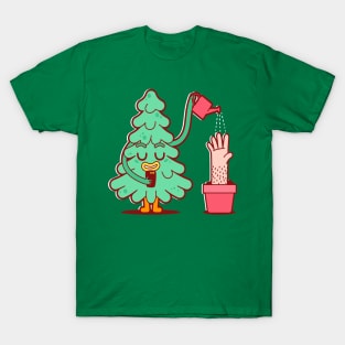 Tree Growing a Hand T-Shirt